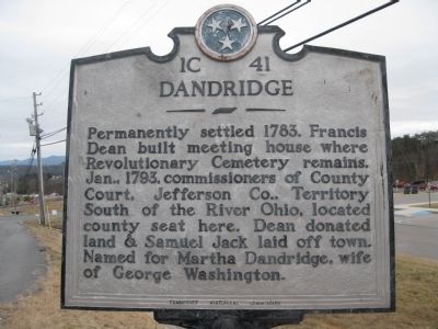 Dandridge Marker image. Click for full size.