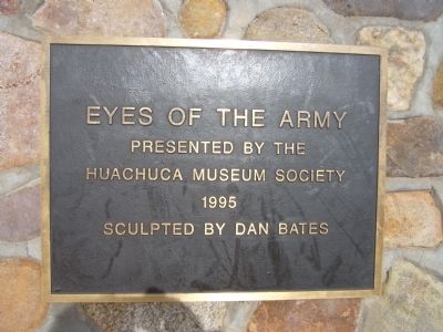 Eyes of the Army Marker. Click for full size. Eyes of the Army Marker image. Click for full size.