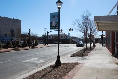 Intersection of Kings Mt. Street and Main Street image. Click for full size.
