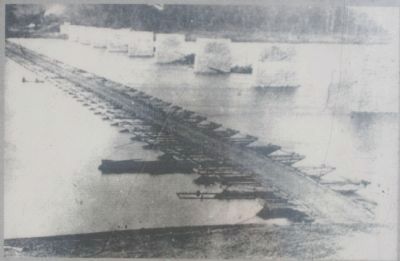 The Pontoon Bridge Across the Tennessee River. Click for full size. The Pontoon Bridge Across the Tennessee River image. Click for full size.