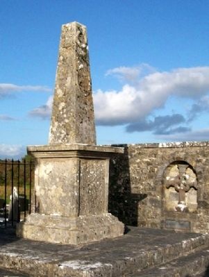 Irwin Spire in Rathmoyle Cemetery image. Click for full size.