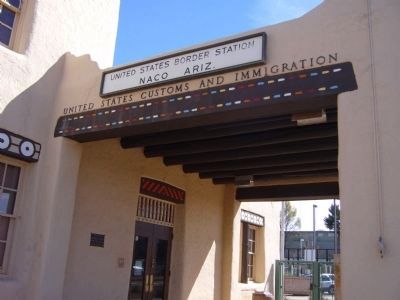 United States Border Station. Click for full size. United States Border Station image. Click for full size.