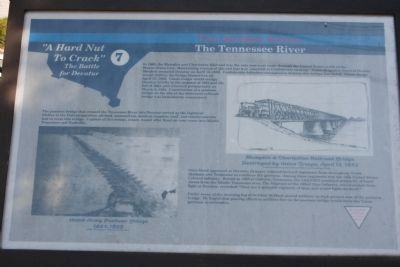 Two Bridges Across The Tennessee River Marker image. Click for full size.
