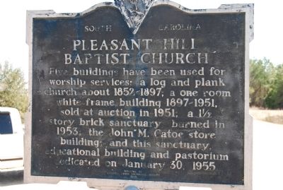 Pleasant Hill Baptist Church Marker. Click for full size. Pleasant Hill Baptist Church Marker image. Click for full size.