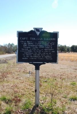 Cash Homesite / Capt. Thomas Ellerbe Marker image. Click for full size.