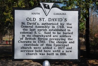 Old St. David's Marker image. Click for full size.