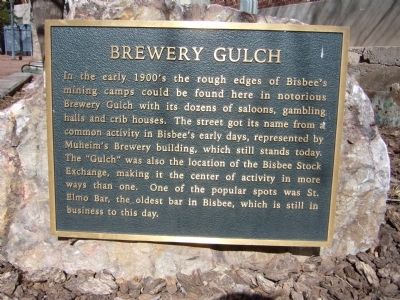 Brewery Gulch Marker image. Click for full size.