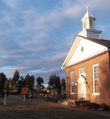 Providence Christian Church Erected 1763 image. Click for full size.
