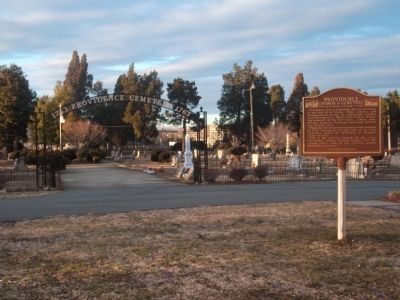 Providence Cemetery Entrance image. Click for full size.