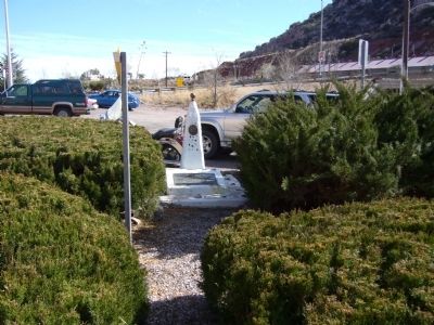 City of Bisbee Warrior Memorial Marker at its previous location image. Click for full size.