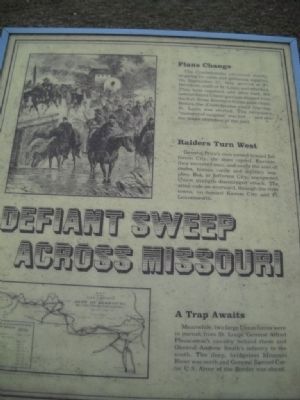 Battle of Westport Marker. Click for full size. Battle of Westport Marker image. Click for full size.