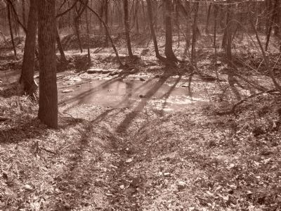 Battle of Mine Creek Marker. Click for full size. Battle of Mine Creek Marker image. Click for full size.