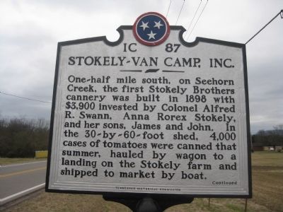 Stokely-Van Camp, Inc. Marker image. Click for full size.