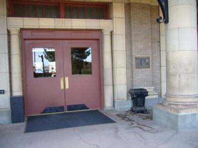 Douglas Police Headquarters Marker. Click for full size. Douglas Police Headquarters Marker image. Click for full size.