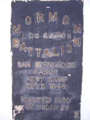 Mormon Battalion Marker image. Click for full size.