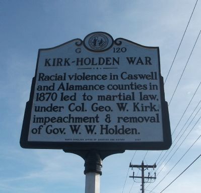 Kirk-Holden War Marker. Click for full size. Kirk-Holden War Marker image. Click for full size.