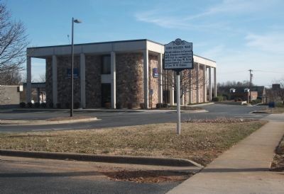 Kirk-Holden War Marker and Suntrust Bank. Click for full size. Kirk-Holden War Marker and Suntrust Bank image. Click for full size.