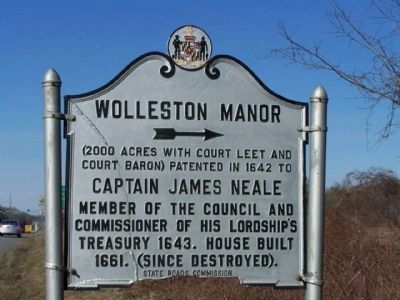 Wolleston Manor Marker image. Click for full size.