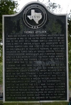 Thomas Affleck Marker image. Click for full size.