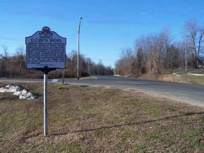 Harriet Elizabeth Brown Marker along State Road 2 at Pushaw Station Road image. Click for full size.