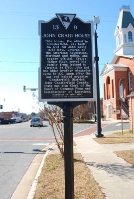 John Craig House Marker. Click for full size. John Craig House Marker image. Click for full size.