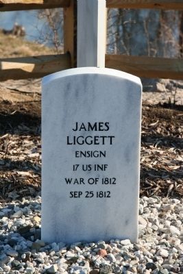 Tale of Ensign James Liggett / Major Adam Charles Muir, 41st Regiment of Foot Marker image. Click for full size.
