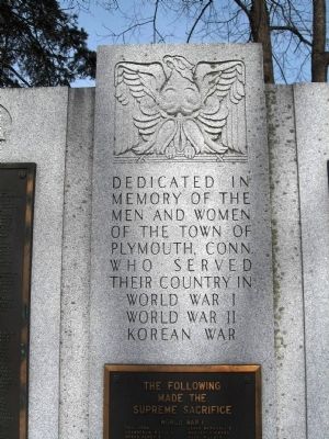 Plymouth Veterans Monument image. Click for full size.