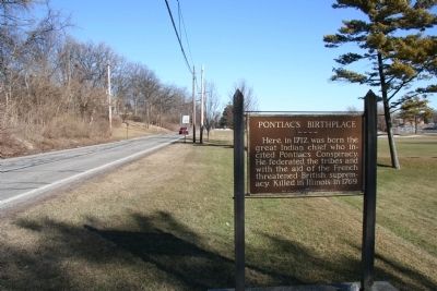 Pontiac Birthplace Marker. Click for full size. Pontiac Birthplace Marker image. Click for full size.