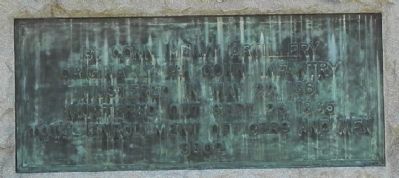1st Conn. Heavy Artillery Memorial. Click for full size. 1st Conn. Heavy Artillery Memorial image. Click for full size.