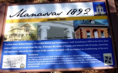 Manassas 1892 Marker. Click for full size. Manassas 1892 Marker image. Click for full size.