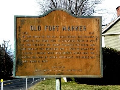 Old Fort Marker Marker. Click for full size. Old Fort Marker Marker image. Click for full size.