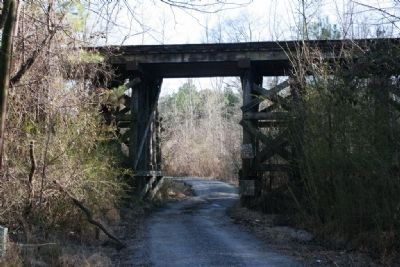 Old Abandon Railroad Trestle Near Altoona, Alabama image. Click for full size.
