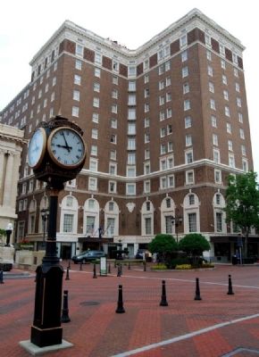 Liberty Clock<br>Poinsett Hotel in Background image. Click for full size.