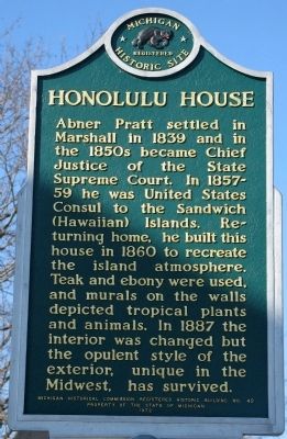 Honolulu House Marker image. Click for full size.