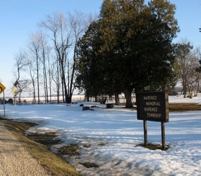 Marengo Pioneer Cemetery Marker. Click for full size. Marengo Pioneer Cemetery Marker image. Click for full size.