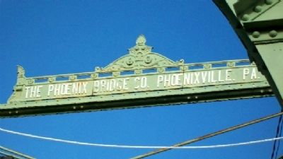 Trenton/Calhoun Street Bridge Maker Sign image. Click for full size.