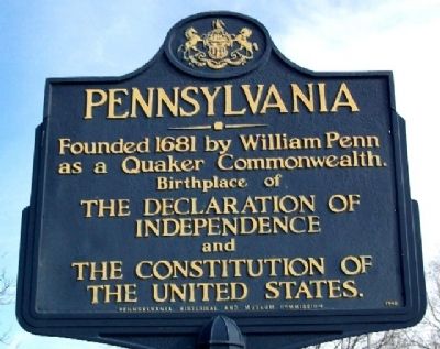Pennsylvania Marker image. Click for full size.