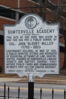 Sumterville Academy Marker image. Click for full size.