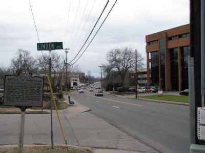 Battle of Nashville Marker. Click for full size. Battle of Nashville Marker image. Click for full size.