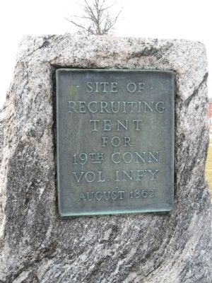 Site of Recruiting Tent Marker image. Click for full size.