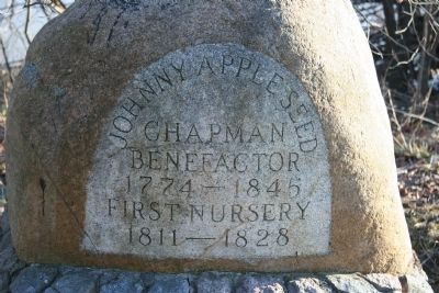 Johnny Appleseed Marker. Click for full size. Johnny Appleseed Marker image. Click for full size.