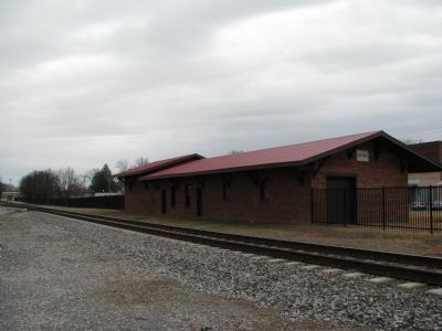 Smyrna Railroad Depot Marker. Click for full size. Smyrna Railroad Depot Marker image. Click for full size.