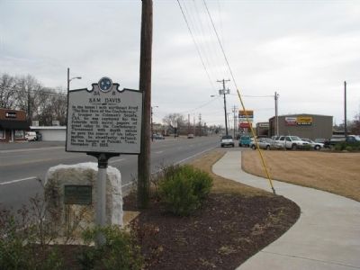 Sam Davis Marker. Click for full size. Sam Davis Marker image. Click for full size.