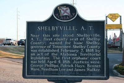 Shelbyville, A. T. Marker image. Click for full size.