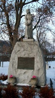 Elizabeth Zane Monument. Click for full size. Elizabeth Zane Monument image. Click for full size.