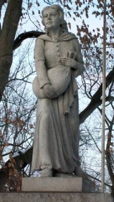 Elizabeth Zane Statue image. Click for full size.
