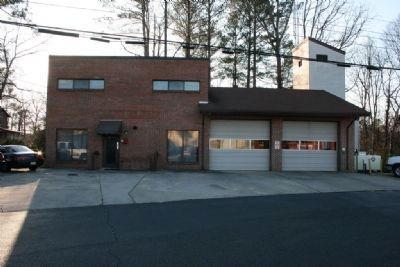 The current Hoover Fire Station near the original site. image. Click for full size.