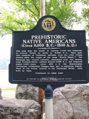Prehistoric Native Americans Marker - Side A image. Click for full size.