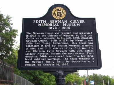 Edith Newman Culver Marker image. Click for full size.