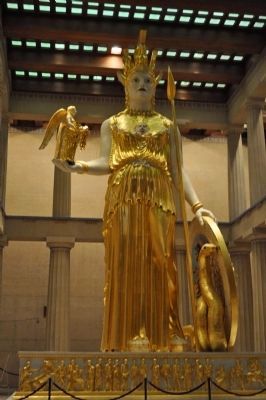 Statue of Athena, Parthenon, Nashville, TN image. Click for full size.